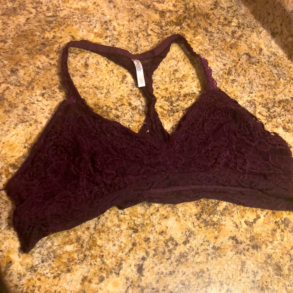 Plus size lace bralette